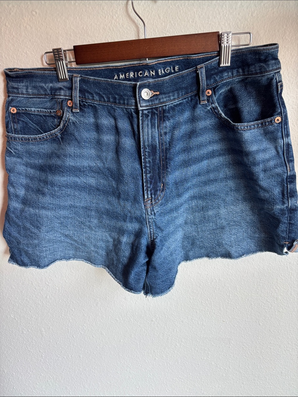 AMERICAN EAGLE Relaxed Short Raw Hem 16